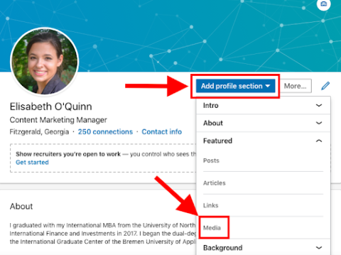 how to add resume to linkedin profile 2020