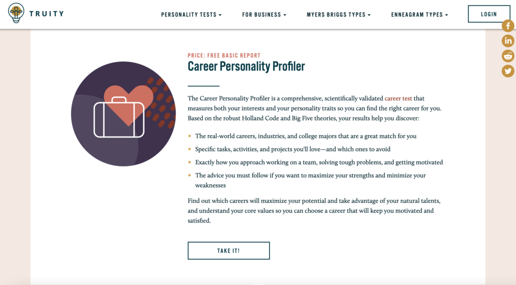 Career Personality Profiler
