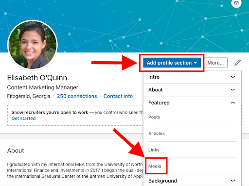 how to add resume to linkedin profile 2023