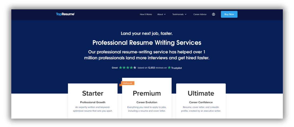 TopResume Resume Writing Services 