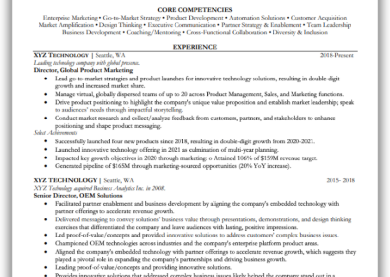 How to Write A Marketing Resume - Director Of Marketing Resume Example ResumeSpice 400x284@2x 