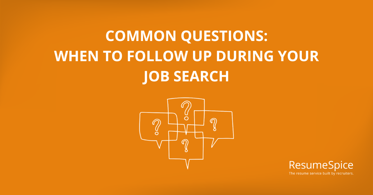When to Follow Up in Your Job Search